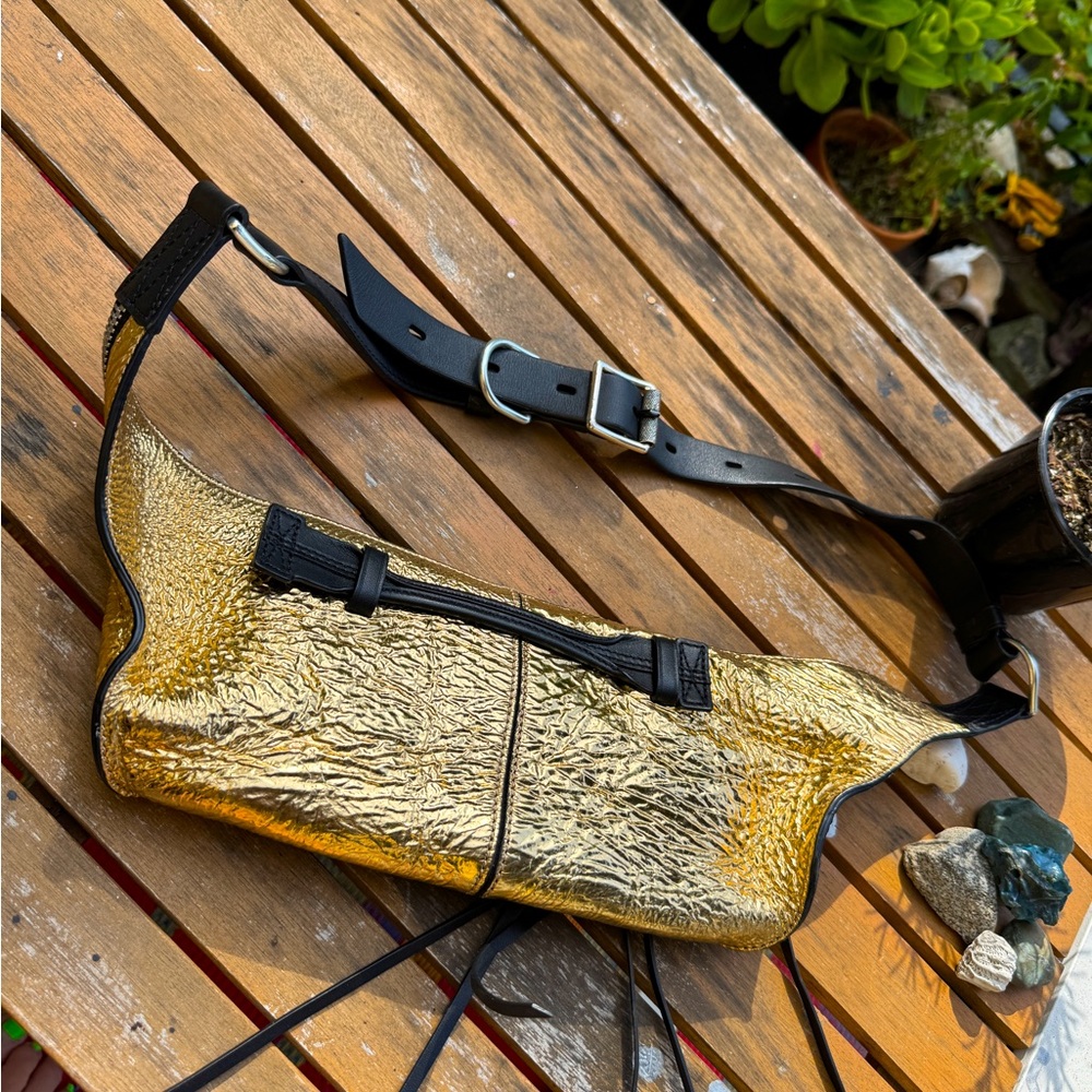 Rag & Bone Elliot gold fanny pack - Picture 3 of 5
